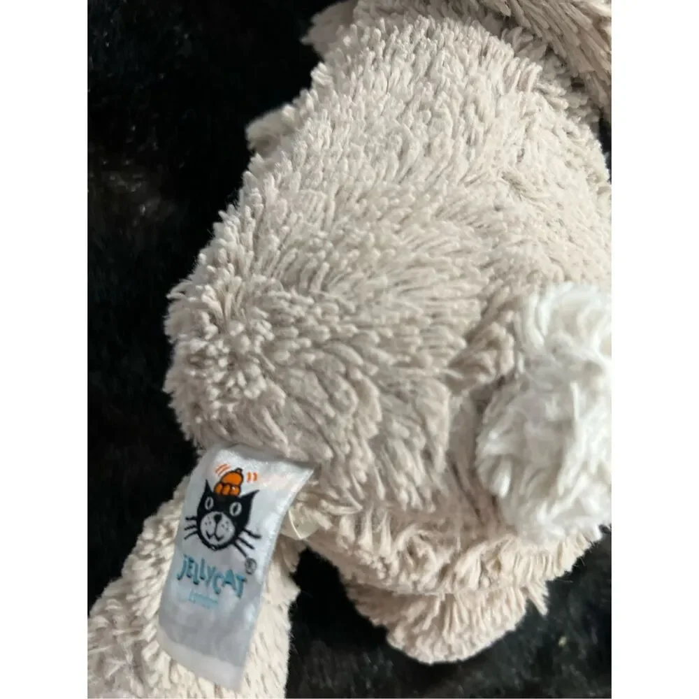 Jellycat London Bashful Bunny Rabbit 12" Plush Stuffed Animal Taupe / Tan - Picture 3 of 4